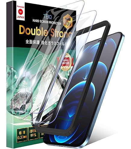 Amazon | TEIQ ガラスフィルム ブルーライトカット 透明 iPhone 12